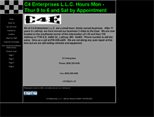 Tablet Screenshot of c4ellc.com